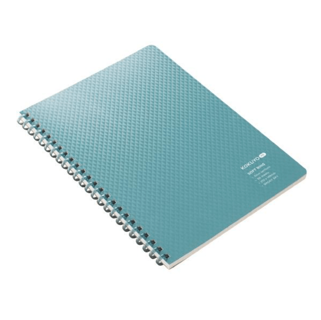 Kokuyo ME Soft Ring Notebook - 5mm Grid - A5 - 50 sheets - Smoky Sky - KOKUYO KME - SR931S5GB - IRO