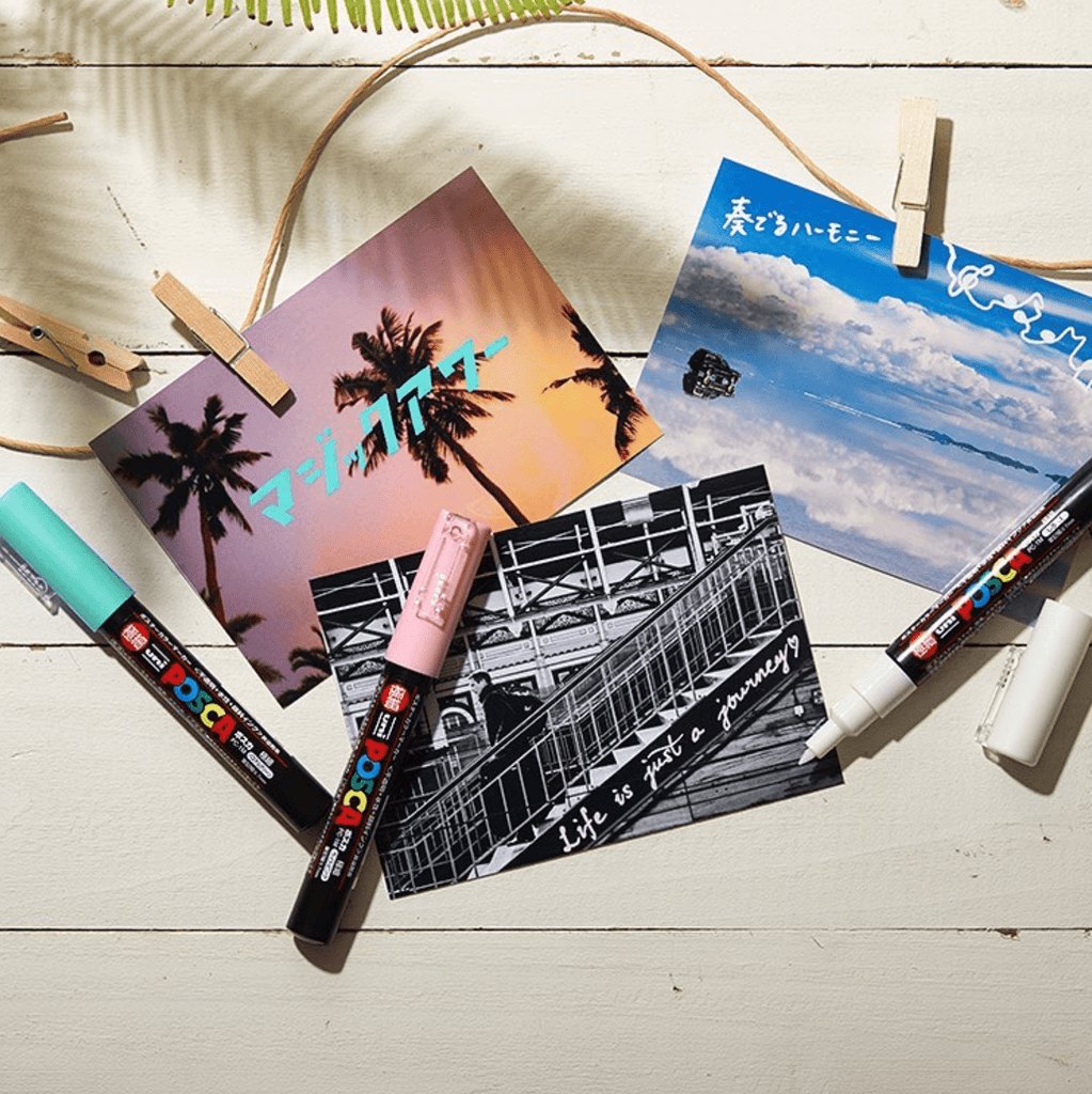 Uni Posca PC - 5M Paint Markers - Medium Tip - 2.5 mm Black - UNI PC5M.24 - IRO