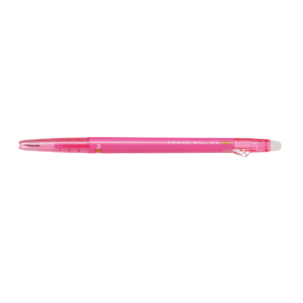 Gel Pens Pilot FriXion Ball Slim Gel Pen - 0.38 mm - 10 Color - Erasable Pink PILOT LFBS-18UF-P