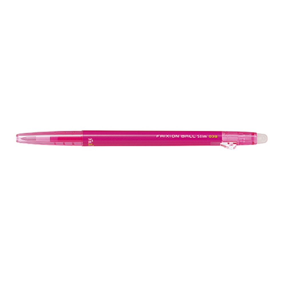 Gel Pens Pilot FriXion Ball Slim Gel Pen - 0.38 mm - 10 New Color - Erasable Rose PILOT LFBS-18UF-RS